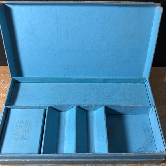 Antique Victorian Eagle Pencil Co. Ice Skating Lithograph Box - Picture 7 of 8